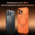 iPhone 18 Pro SULADA Transforms Into 17 Pro Semi-Transparent Matte Rotation Magnetic Holder Phone Case - Black