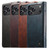 iPhone 18 Pro Suteni Baroque Calf Texture Buckle Wallet Leather Phone Case - Black