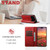 iPhone 18 Pro Suteni Calf Texture Horizontal Flip Leather Phone Case - Red