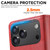 iPhone 18 Pro Suteni Calf Texture Horizontal Flip Leather Phone Case - Red