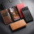 iPhone 18 Pro Suteni Calf Texture Horizontal Flip Leather Phone Case - Red