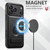 iPhone 18 Pro Suteni G2 Magsafe Oil Wax Leather Back Phone Case with Holder - Black