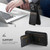 iPhone 18 Pro Suteni H02 Leather Wallet Stand Back Phone Case - Black