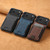 iPhone 18 Pro Suteni H03 Litchi Leather Card Bag Stand Back Phone Case - Blue