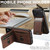 iPhone 18 Pro Suteni H03 Litchi Leather Card Bag Stand Back Phone Case - Brown