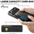 iPhone 18 Pro Suteni H17 Cross Grain Leather MagSafe Detachable Wallet Phone Case - Black