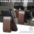 iPhone 18 Pro Suteni H17 Litchi Texture Leather MagSafe Detachable Wallet Phone Case - Brown