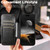 iPhone 18 Pro Suteni J05 Leather Magnetic MagSafe Phone Case - Black