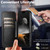 iPhone 18 Pro Suteni Q05 2-in-1 Multi-function Detachable Wallet MagSafe Phone Case - Black