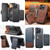 iPhone 18 Pro Suteni Q06S2 3-in-1 Detachable Vertical Flip Wallet MagSafe Splicing Leather Phone Case - Black