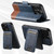 iPhone 18 Pro Suteni Q06S2 3-in-1 Detachable Vertical Flip Wallet MagSafe Splicing Leather Phone Case - Blue