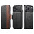 iPhone 18 Pro Suteni Q07 2-in-1 Multi-function Detachable Wallet MagSafe Phone Case - Black