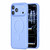 iPhone 18 Pro Textured Non-slip Shockproof Magnetic Phone Case - Sky Blue