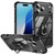 iPhone 18 Pro TPU + PC Lens Protection Phone Case with Ring Holder - Black