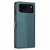 iPhone 18 Pro Tree Cat Embossed Flip Vegan Leather Phone Case - Deep Green