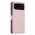 iPhone 18 Pro Tree Cat Embossed Flip Vegan Leather Phone Case - Rose Gold