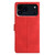iPhone 18 Pro Triangles Embossed Leather Phone Case - Red