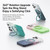 iPhone 18 Pro Twilight Gradient 360 rotation Holder Magnetic Phone Case - Green Field