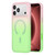 iPhone 18 Pro Twilight Gradient Magnetic Phone Case - Green Field
