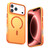 iPhone 18 Pro Two-tone Contrast Magnetic Phone Case - Orange