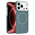 iPhone 18 Pro Ultra-thin Gold Armor PC Magnetic Phone Case - Surge Blue