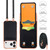 iPhone 18 Pro VIETAO Litchi Texture Wallet PU Phone Case with Lanyard - Black