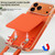 iPhone 18 Pro VIETAO Litchi Texture Wallet PU Phone Case with Lanyard - Orange