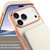 iPhone 18 Pro VIETAO Litchi Texture Wallet PU Phone Case with Lanyard - White