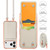 iPhone 18 Pro VIETAO Litchi Texture Wallet PU Phone Case with Lanyard - White