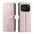 iPhone 18 Pro Voltage Ultra-thin Dot Leather Phone Case - Rose Gold