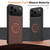 iPhone 18 Pro WANLONFENG Tech Fabric Texture Magnetic Phone Case with 2pcs Screen Films - Orange
