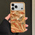 iPhone 18 Pro Water Ripple Electroplating Paint TPU Phone Case - Bright Gold