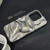 iPhone 18 Pro Water Ripple Electroplating Paint TPU Phone Case - Bright Silver