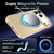 iPhone 18 Pro XDcase Metal Lens Frame Skin Feel Magnetic Phone Case - Gold