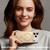 iPhone 18 Pro XDcase Metal Lens Frame Skin Feel Magnetic Phone Case - Gold
