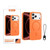 iPhone 18 Pro XDcase Metal Lens Frame Skin Feel Magnetic Phone Case - Grey