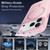 iPhone 18 Pro XDcase Metal Lens Frame Skin Feel Magnetic Phone Case - Pink