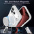iPhone 18 Pro XDcase Metal Lens Frame Skin Feel Magnetic Phone Case - White