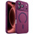 iPhone 18 Pro XDcase Skin Feel Magnetic Frosted Phone Case with Lens Film - Rose Red