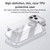 iPhone 18 Pro ZGA Clear TPU Shockproof Phone Case - Transparent