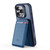 MyBat InFrame MagSafe Case with Kickstand + MagStash Wallet Folio for Apple iPhone 16 Pro - Cobalt / Blue