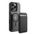 MyBat InFrame MagSafe Case with Kickstand + MagStash Wallet Folio for Apple iPhone 16 Pro Max - Black