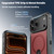 MyBat Pro Renegade Series Case with 360° Locking Kickstand and Holster for Apple iPhone 18 Pro Max / 17 Pro Max -Dark Cherry
