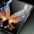 QIALINO - Galaxy Z Fold3 5G Magnetic Genuine Leather Phone Case - Black