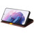 QIALINO - Galaxy S21+ 5G Classic Gen2 Genuine Leather Phone Case - Brown