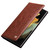 QIALINO - Galaxy S22 Ultra 5G Genuine Leather Phone Case - Brown