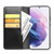 QIALINO - Galaxy S22+ 5G Genuine Leather Phone Case - Black