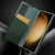 QIALINO - Galaxy S23 5G Magnetic Genuine Leather Phone Case - Black