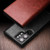 QIALINO - Galaxy S25+ 5G Genuine Leather Phone Case - Brown
