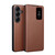 QIALINO - Galaxy S26 5G Magnetic Genuine Leather Phone Case - Brown
